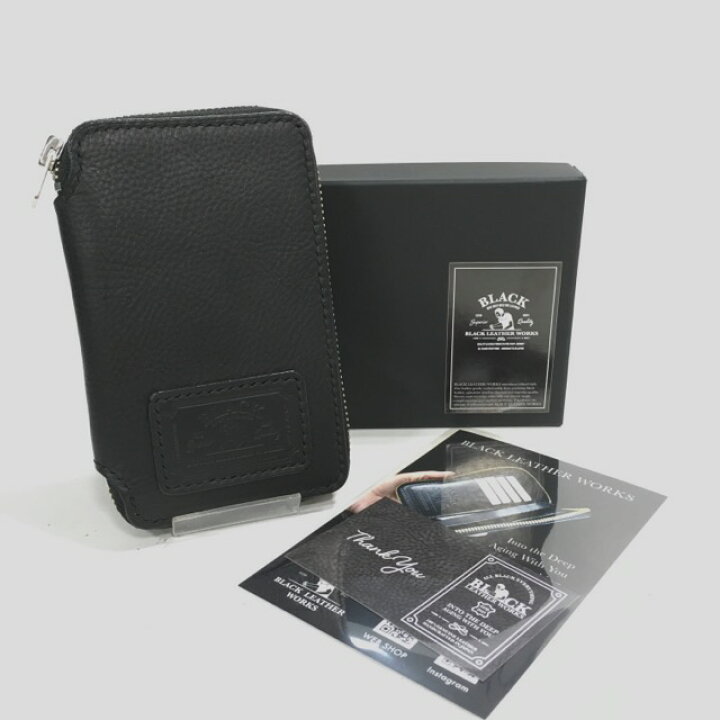 楽天市場】【送料無料】BLACK LEATHER WORKS ADAMS R-zip middle 