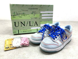 【送料無料】NIKE(ナイキ) DJ9649-400 UNION DUNK LOW """"""""""""""""""""""""""""""""""""""""""""""""""""""""""""""""Argon"""""""""""""""""""""""""""""""""""""""""""""""""""""""""""""""" アルゴン スニーカー 27.5cm ホワイトサイキックブルー 【中古】【007】