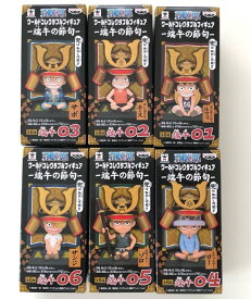 【送料無料】ワンピース ワールドコレクタブルフィギュア 端午の節句 コンプセット(全6種)【中古】【007】077