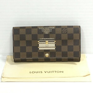 ルイ・ヴィトン(LOUIS VUITTON) ダミエ(Demier) 中古 レディース長財布  