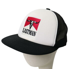 【送料無料】LASTMAN/ラストマン EMBROIDERED TRUCKER CAP """"""""TABACO"""""""" トラッカーキャップ メッシュキャップ 帽子 【中古】【008】259