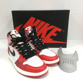 【送料無料】 NIKE AIR JORDAN 1 RETRO HIGH OG SP "SPIDER-MAN" UNIVERSITY RED/BLACK DV1748-601 / ナイキ エアジョーダン 1 レトロ ハイ オリジナル スパイダーマン　メンズ　ユニバーシティーレッド/ブラック　size: 6.5（24.5cm）【中古】【006】