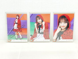 ≠ME ノイミー 落合希来里 ハロウィン 2024衣装 直筆サイン入り生写真 コンプセット 【中古】【007】143