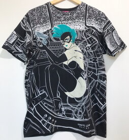 MISHKA (ミシカ)　全面プリント　Tシャツ【中古】【007】