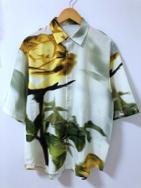 TAKEO KIKUCHI（タケオキクチ）フラワープリント　ビッグシャツ　半袖シャツ【中古】【007】