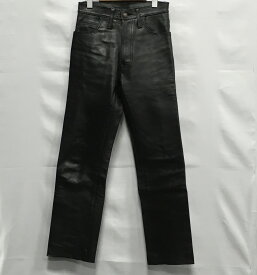 【送料無料】Aero Leathers / エアロレザー レザーパンツ　ホースハイド　ブラック　size:28【中古】【006】