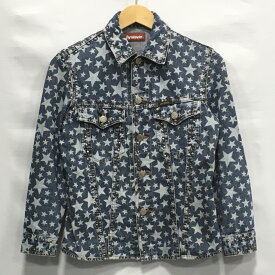 【送料無料】HYSTERIC GLAMOUR / ヒステリックグラマー スタッズ付き 星柄デニムジャケット 2AH-9400　レディース　プリント　size:FREE【中古】【006】