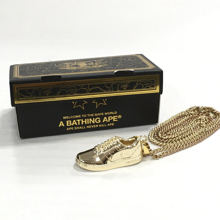 楽天市場】【送料無料】A BATHING APE BAPE STA NECKLACE / ア  