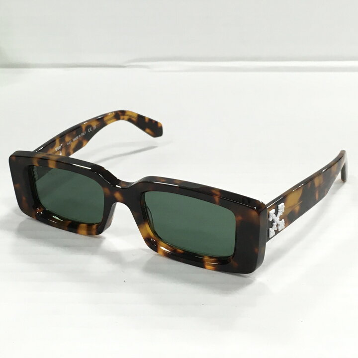 楽天市場】【送料無料】Off-White ARTHUR SUNGLASSES HAVANA GREEN 