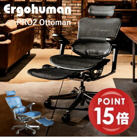 【正規品】【ポイント15倍】新型エルゴヒューマンプロ2　オットマン内臓　EHP2-LPL-DR