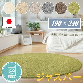 ジャスパー　プレーベル　190×240　日本製　洗える