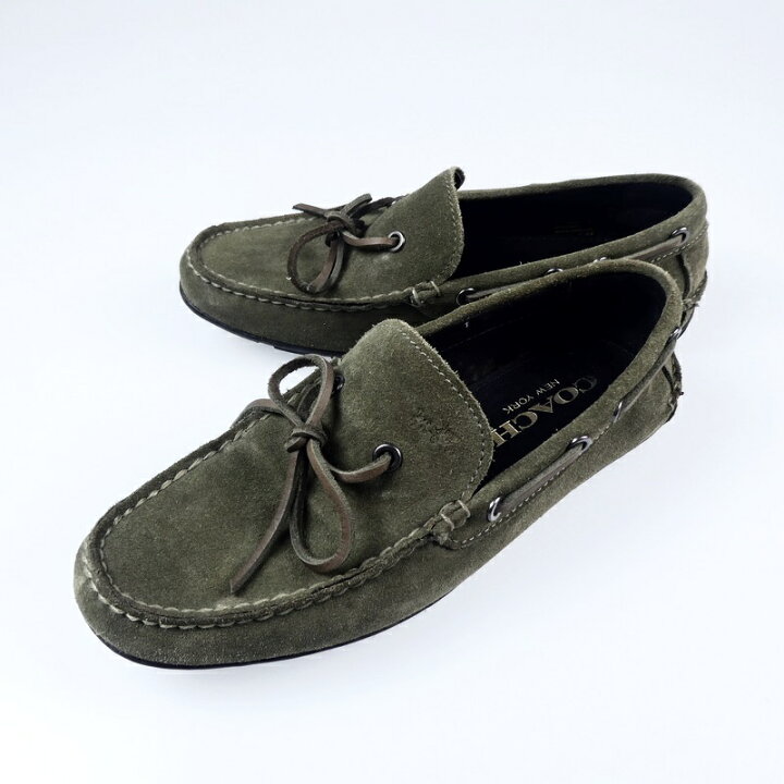 楽天市場】【中古】COACH｜コーチ MOTT LACE SUD スエードドライビング 