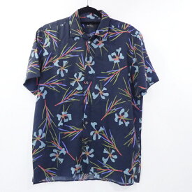 【中古】PS Paul Smith｜ピーエスポールスミス CYPRESS PRINT SHORT SLEEVE SHIRT 192330 114R 2019S/S オープンカラーシャツ サイズ：M【f102】