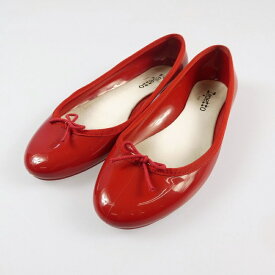 【中古】repetto｜レペット バレエシューズ 51182-1-50499 レッド サイズ：38（約24cm）【f128】