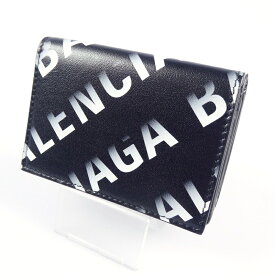 【中古】BALENCIAGA｜バレンシアガ CASH ロゴグラデーション コンパクトウォレット 594312 1160 【f125】