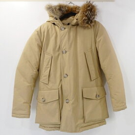 【中古】WOOLRICH｜ウールリッチ NEW ARCTIC PARKA W00U0297 ダウンジャケット ベージュ サイズ：XS / アメカジ【f093】