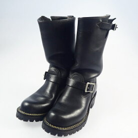 【中古】WESCO｜ウエスコ BOSS エンジニアブーツ ブラック サイズ：7(25cm程度）【f127】