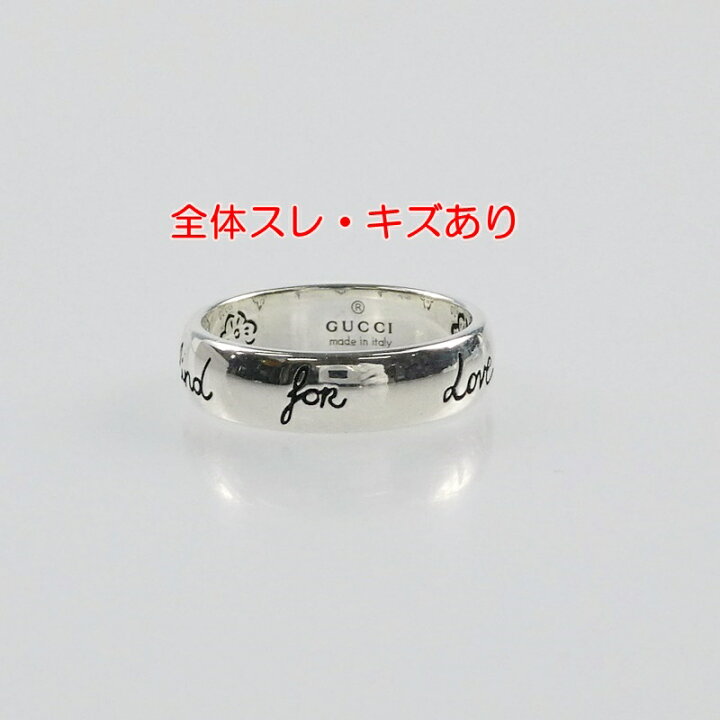 楽天市場】【中古】GUCCI｜グッチ BLIND FOR LOVE 455247 シルバー 