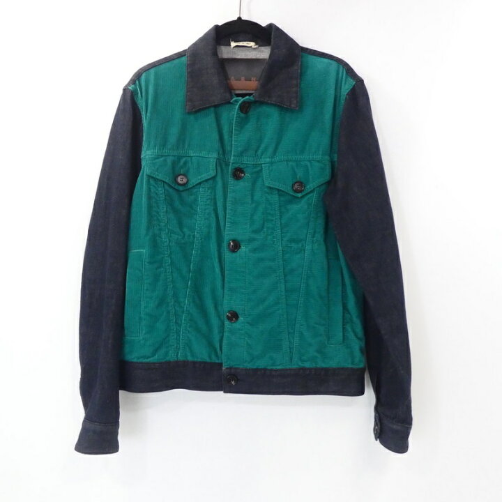 楽天市場】【中古】MARNI｜マルニ コーデュロイ切替デニムジャケット 