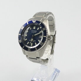 【中古】CITIZEN｜シチズン PROMASTER MARINE NB6021-68L アナログ自動巻き シルバー【f131】