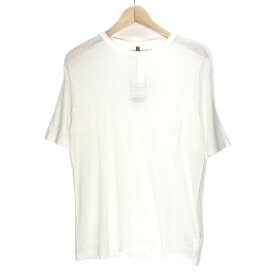 【中古】Nigel Cabourn｜ナイジェル・ケーボン リネンTee / S/Stee/ WHITE サイズ：50【f102】