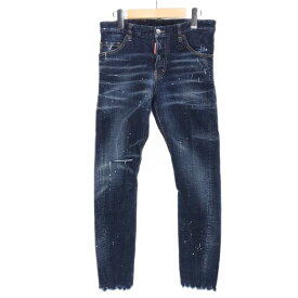 【中古】DSQUARED2｜ディースクエアード SEXY TWIST JEAN/加工デニムパンツ/ INDIGO サイズ：44【f107】