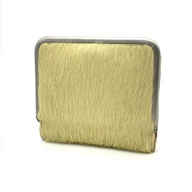 【中古】Hender Scheme｜エンダースキーマ hairy snap wallet クリームイエロー【f124】