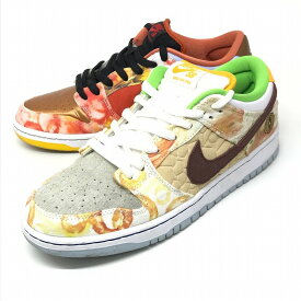 【中古】NIKE｜ナイキ SB DUNK LOW PRO STREET HAWKER/スニーカー/CV1628-800 METALLIC COPPER/LIGHT SILVER-PUEBLO BROWN-METALLIC SILVER サイズ：27【f126】