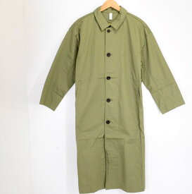 【中古】prit｜プリット ステンカラーコート KHAKI サイズ：F / セレクト・ストリート【f110】