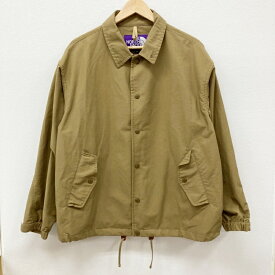 【中古】THE NORTH FACE PURPLE LABEL｜ザノースフェイスパープルレーベル Mountain Wind Coach Jacket コーチジャケット TAN サイズ：M【f092】