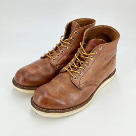 【中古】RED WING｜レッドウィング 8166 6インチ クラシックラウンド ブーツ ブラウン サイズ：US9【f127】