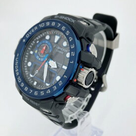 【中古】G-SHOCK｜シーショック GWN-1000B-1BJF MASTER OF G - SEA GULFMASTER アナデジ電波ソーラー 腕時計 ブラック/ネイビー【f131】