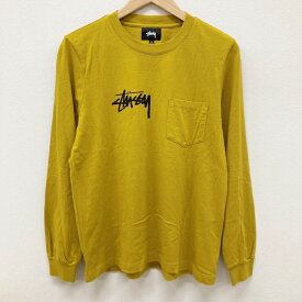 【中古】STUSSY｜ステューシー 長袖Tシャツ イエロー サイズ：M【f103】