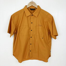 【中古】CLUCT｜クラクト CW-N.WORK S-SH ワークシャツ 半袖 オレンジ サイズ：M【f104】