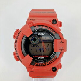 【中古】G-SHOCK｜ジーショック GW-8230NT-4JR FROGMAN 30周年記念モデル デジタルソーラー 腕時計 レッド【f131】