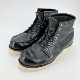 【中古】RED WING｜レッドウィング アイリッシュセッター 四角犬タグ モックトゥ ブーツ ブラック サイズ：表記なし【f127】