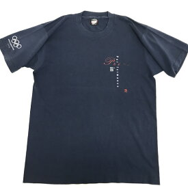 【送料無料】スクリーンスターズ 80〜 90年代 USA製 US POSTAL SERVICE オリンピックスポンサーTシャツ ネイビー L 半袖【ヴィンテージ ビンテージ】【アメリカ古着】【中古 USED 古着】