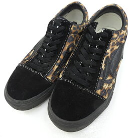 【中古】REVENGE × STORM リベンジ × ストーム レオパード　スニーカー サイズ：US9(27cm) カラー：ブラック【f126】