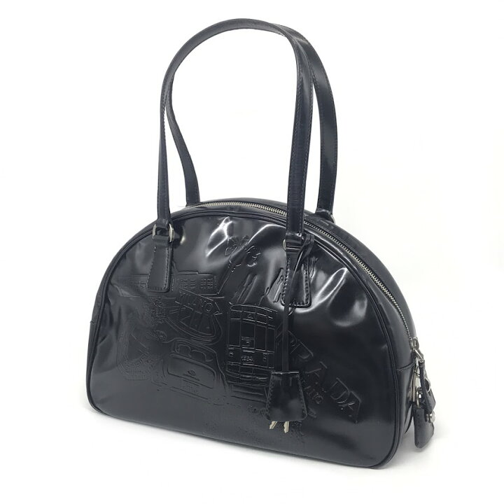 楽天市場】【中古】PRADA｜プラダ SPAZZOLATO PRIN/ロゴ型押し 
