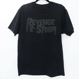 【中古】REVENGE STORM ｜リベンジ ストーム LOGO T-Shirt RR100-001 2018S/S Tシャツ ブラック サイズ：XL / ストリート【f103】