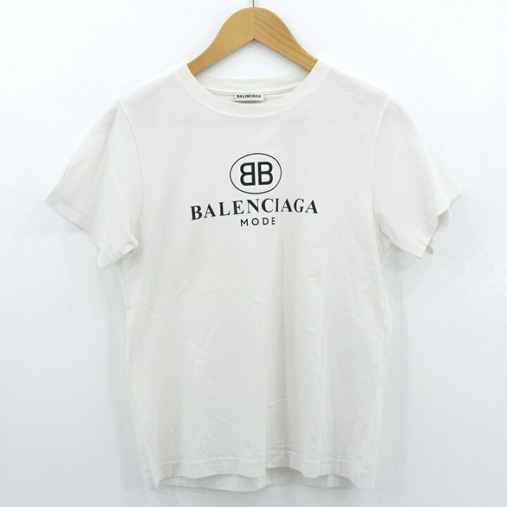 楽天市場】【中古】BALENCIAGA | バレンシアガ 半袖Tシャツ ホワイト 