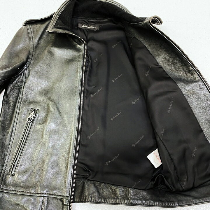 楽天市場】【中古】LOUNGE LIZARD ラウンジリザード レザージャケット 