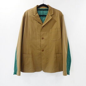 【中古】DIMA LEU｜ディマロウ 異素材切替え ジャケット サイズ：48 / インポート【f094】