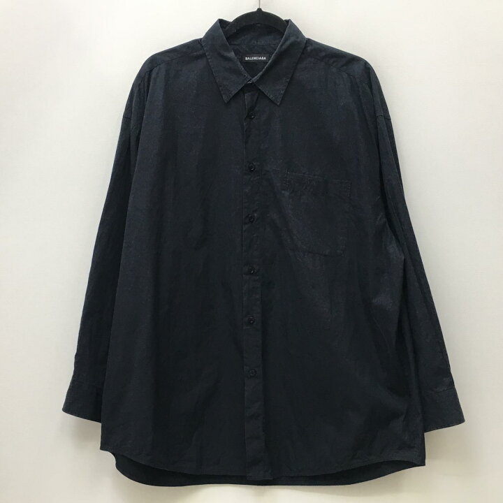 楽天市場】【中古】 BALENCIAGA | バレンシアガ 長袖シャツ ブラック 