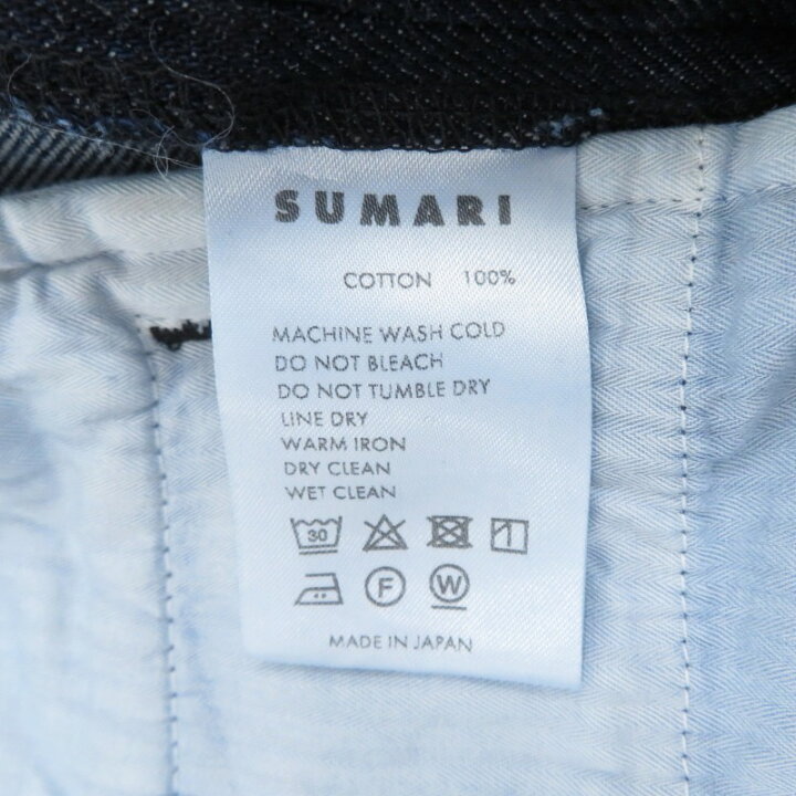 楽天市場】【中古】 SUMARI/シュマリ Low Density One Tuck Denim 