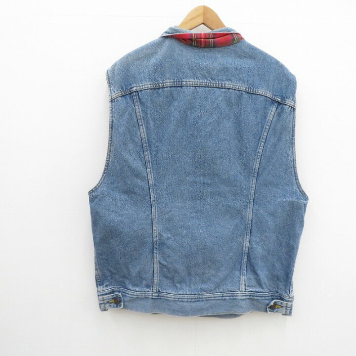 楽天市場】【中古】 Lee | リー デニム ベスト - ブルー サイズ：L 