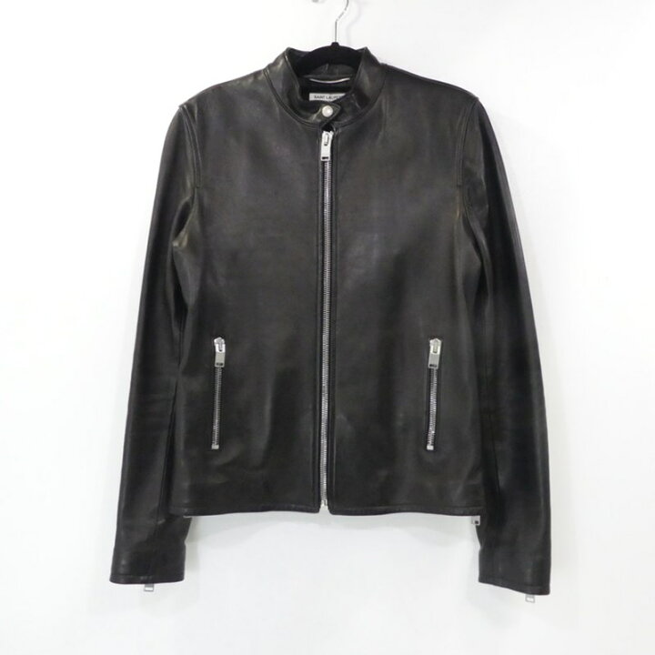SAINT LAURENT】キースレザージャケット（size 46） - レザー 