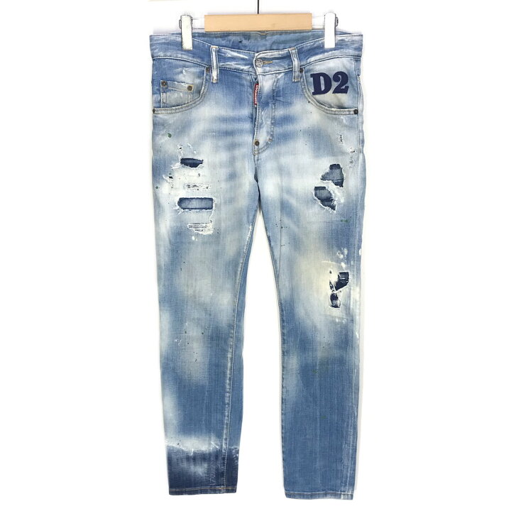 楽天市場】【中古】 DSQUARED2 | ディースクエアード Skater Jean  