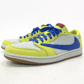 【中古】 NIKE | ナイキ W AIR JORDAN 1 LOW OG SP TRAVIS SCOTT ウィメンズ エア ジョーダン 1 ロー Canary スニーカー DZ4137-700 イエロー サイズ：28.5cm【三重本店】