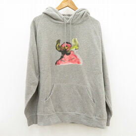 【中古】 POP TRADING COMPANY 22aw パーカー グレー サイズ：L【瀬戸大橋店】